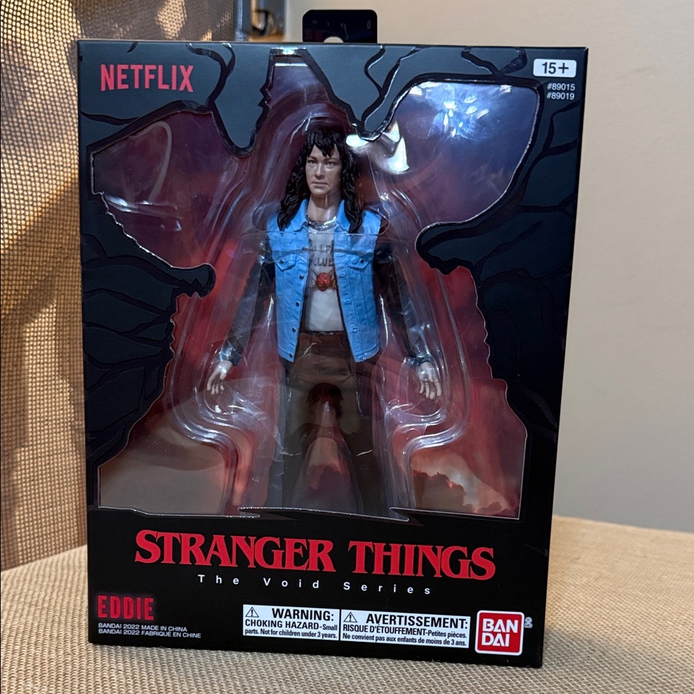 Stranger Things Eddie Action Figure - Blue Vest, Brown Pants Hellfire shirt